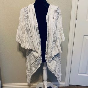 Southern stitch lace kimono cardigan 2XL 3XL